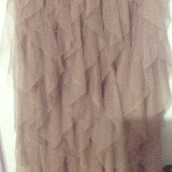 Gorgeous Mauve mesh Lavender Tulle Tiered Maxi Skirt Ruffles for photoshoot - Picture 11 of 16